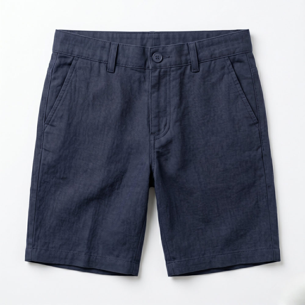 Riviera Men's Linen Shorts Blue